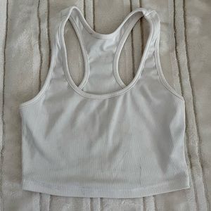 White crop top